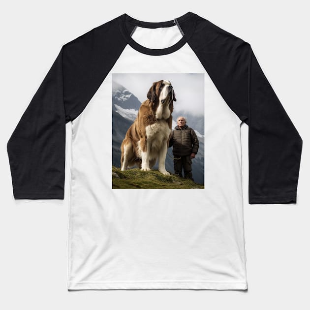 The Mountain Dog Baseball T-Shirt by AviToys